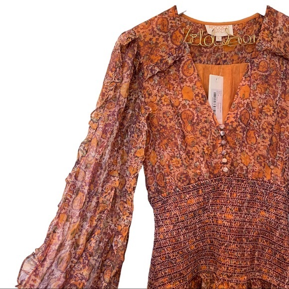 ROCOCO SAND Lar Mini Dress in Bronze - Small - Picture 7 of 9